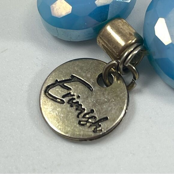 Erimish Cute Blue Yellow Glass Beaded Multi Shaped Stretch Bracelet Bright - Picture 3 of 5